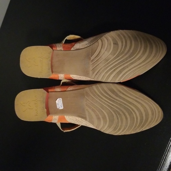 Maciejka Size 37 multi coloured heels - Picture 5 of 5